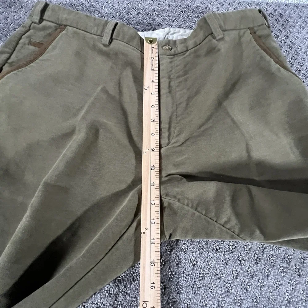 Orvis Men Size 40 Tan Suede Brown Trim Cotton Five Pocket‎ Hunting Pants